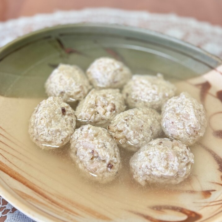 シャキシャキほくほく!蓮根と鶏ひき肉と…の☆つくね
